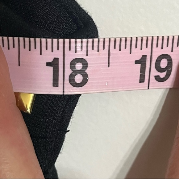 NWT Michael Kors Red/Black Colorblock Gold Studded Lined Sheath Dress Size 8 - Picture 8 of 12